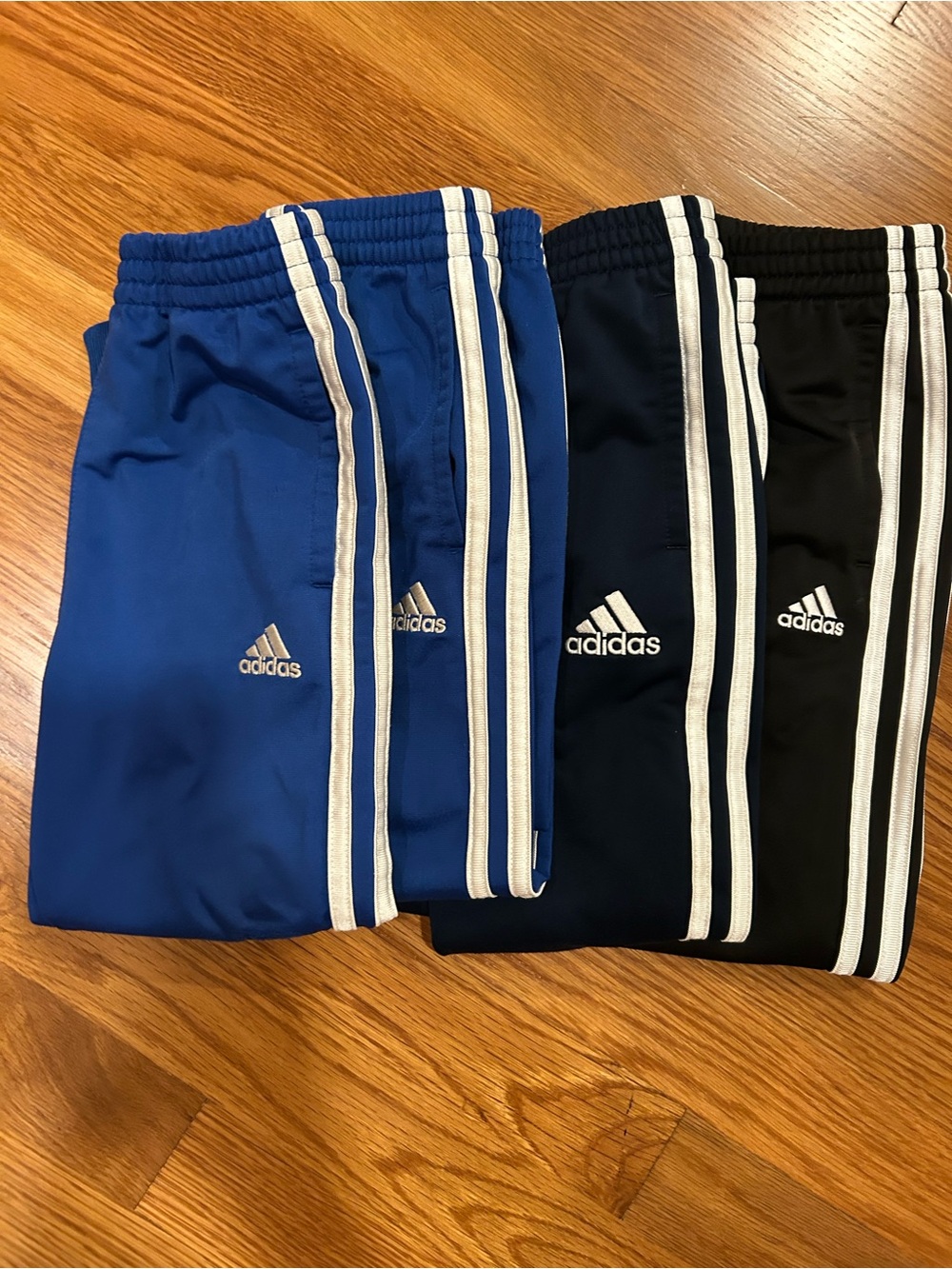 Adidas track pants - lot / bundle / set of four! 4T
